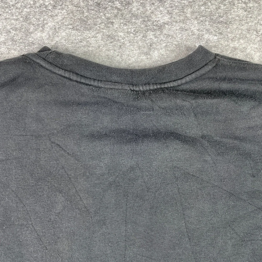 Nike Sweatshirt Mens XL Black Sportswear Club Fleece Crewneck Pullover Swoosh